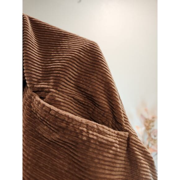 Hollister Men's Corduroy‎ Shirt XS Brown Button-Up Casual Long Sleeve New - Picture 4 of 5